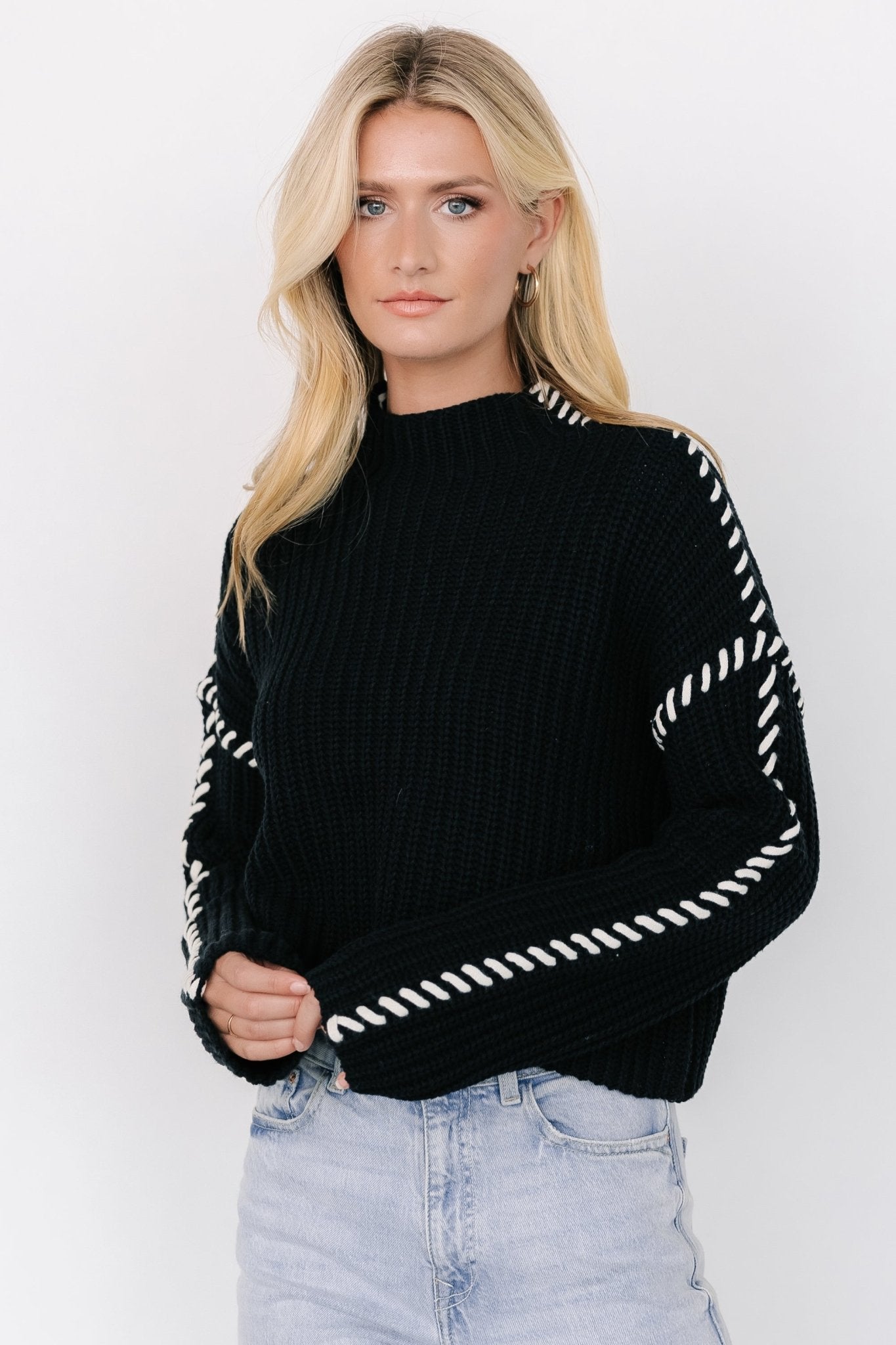 Madden Knit Sweater | Black - Baltic Born