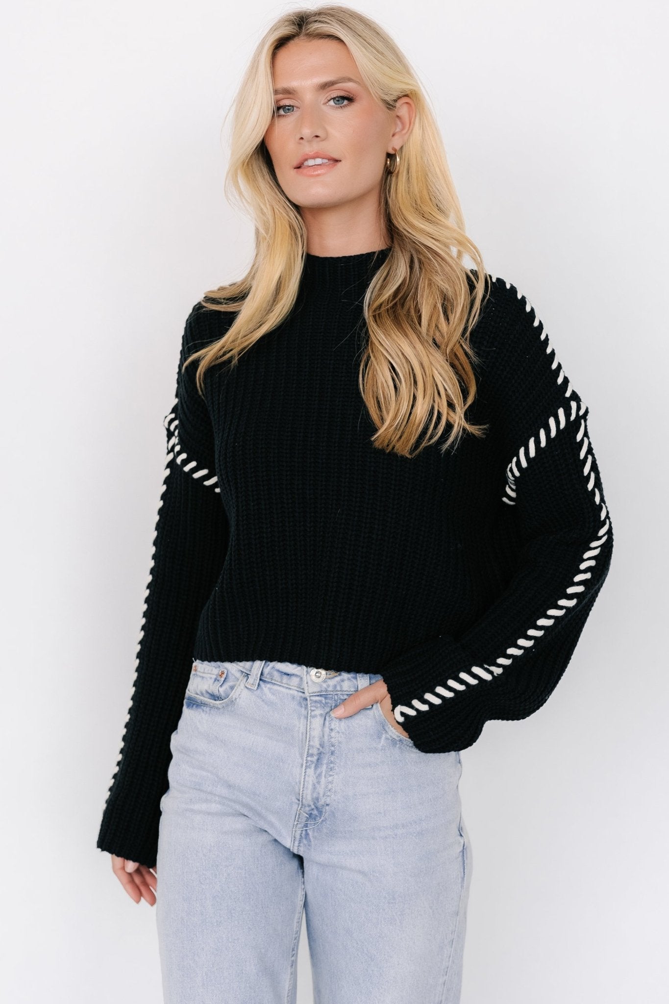 Madden Knit Sweater | Black - Baltic Born