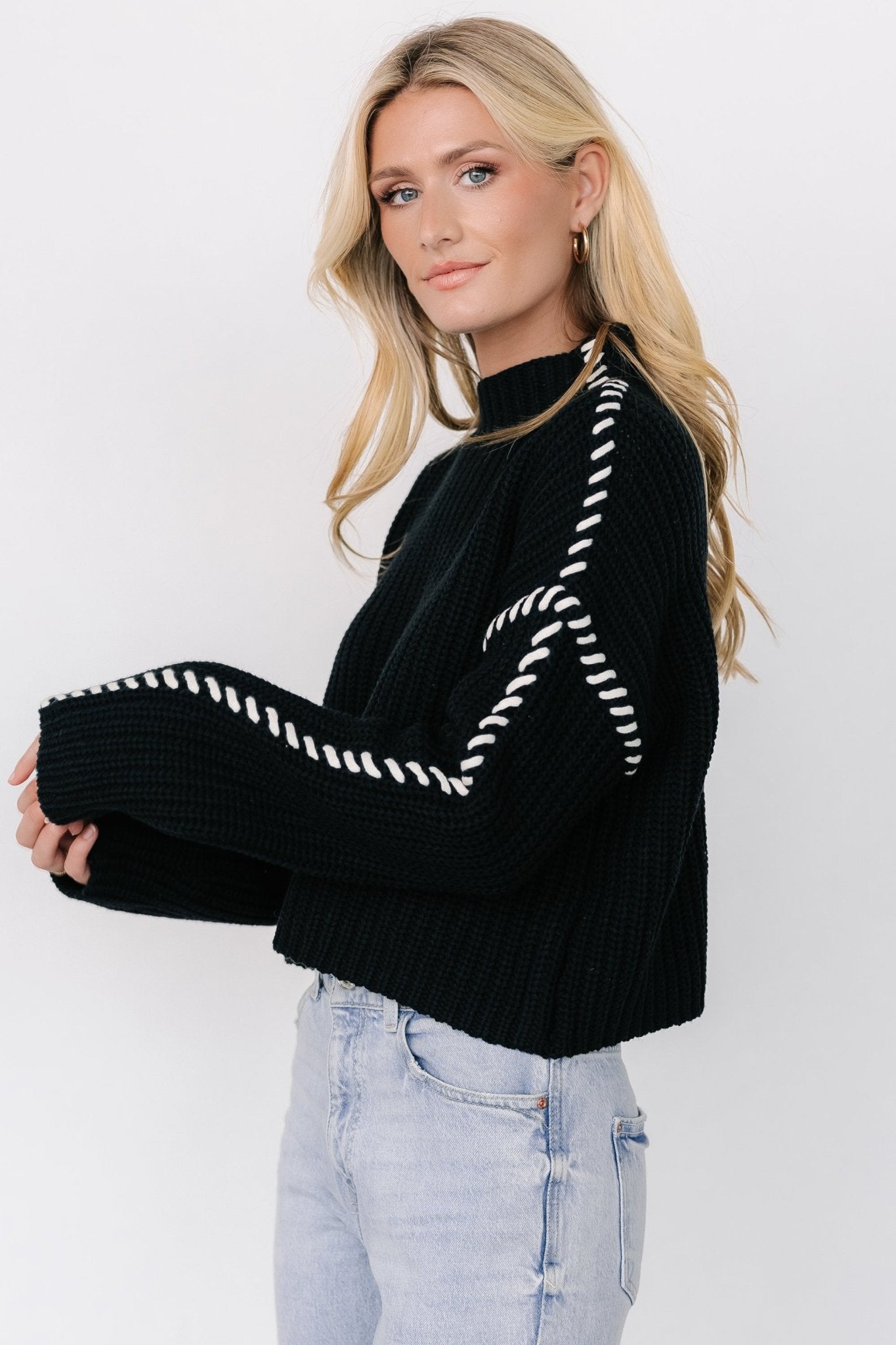 Madden Knit Sweater | Black - Baltic Born