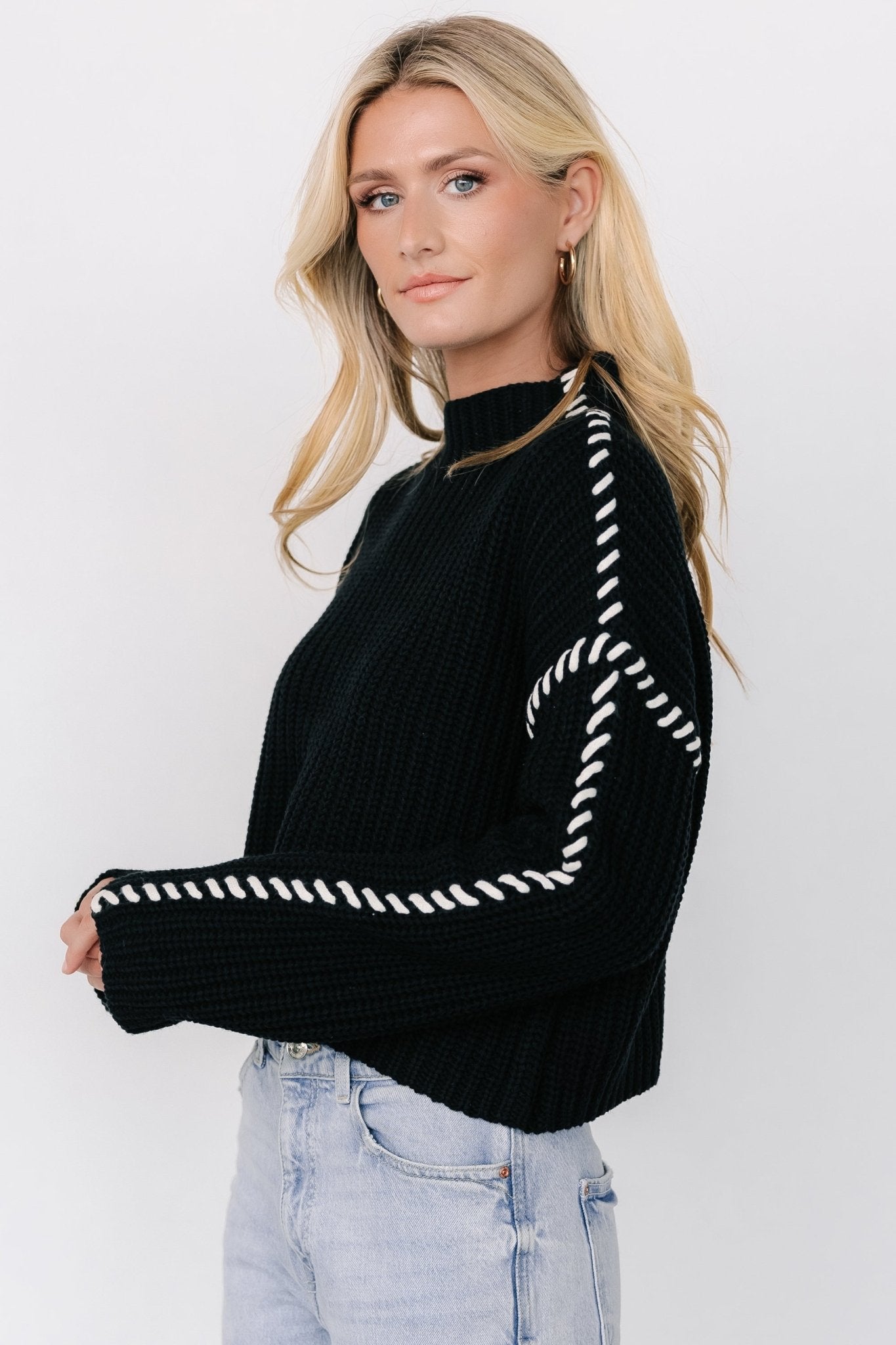 Madden Knit Sweater | Black - Baltic Born