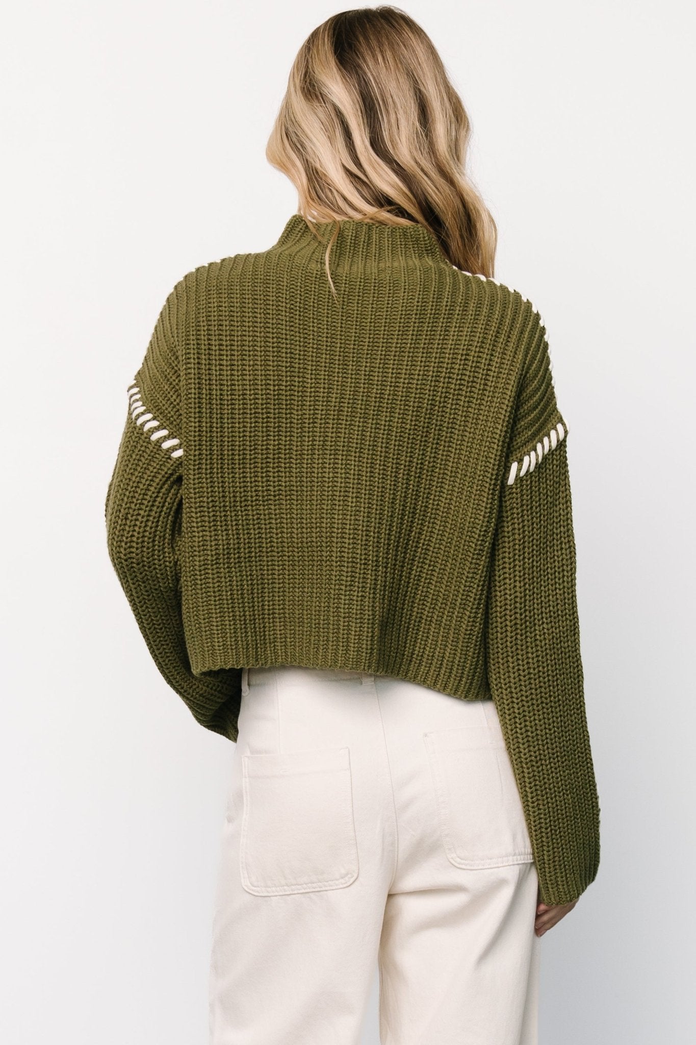 Madden Knit Sweater | Olive - Baltic Born