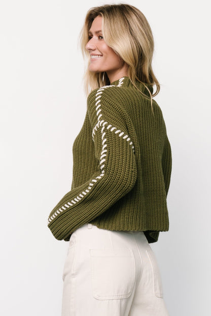 Madden Knit Sweater | Olive - Baltic Born