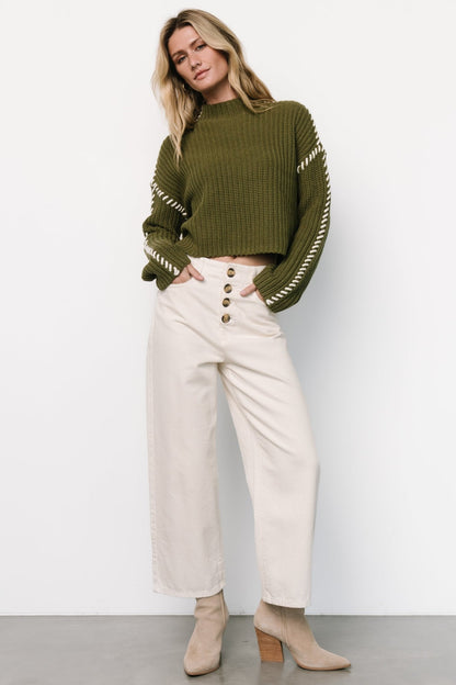 Madden Knit Sweater | Olive - Baltic Born