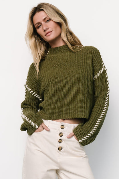 Madden Knit Sweater | Olive - Baltic Born