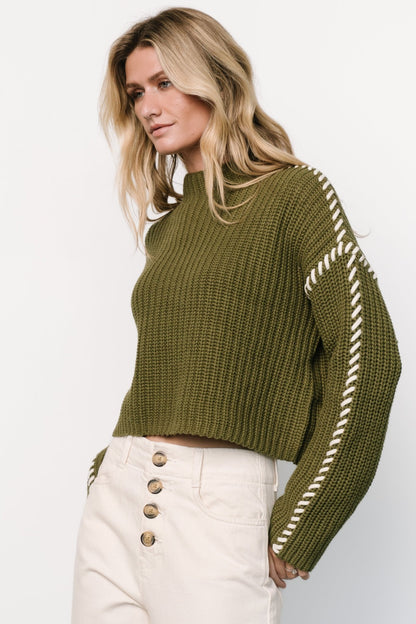 Madden Knit Sweater | Olive - Baltic Born