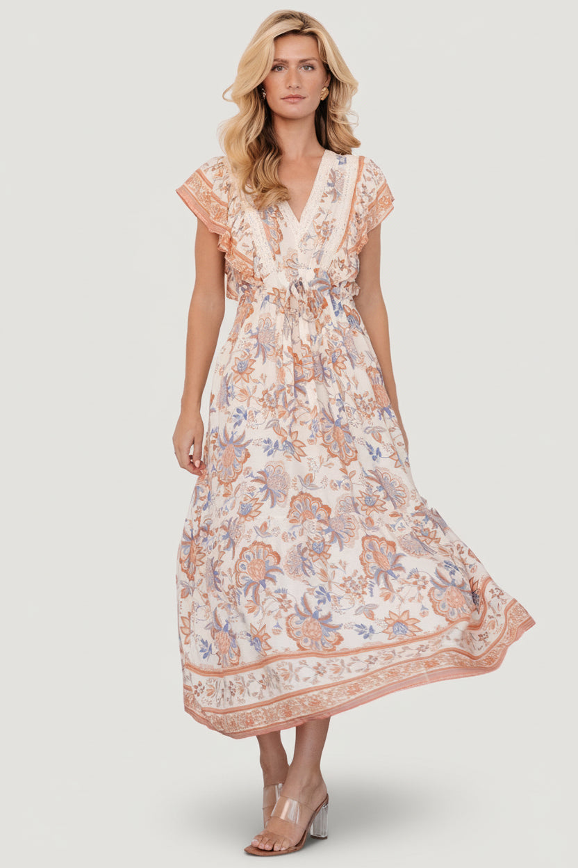 Maggie Maxi Dress | Cream Multi Maggie Maxi Dress | Cream Multi