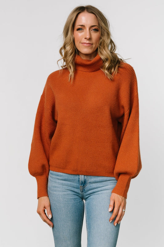 Malcolm Turtleneck Sweater | Spice - Baltic Born