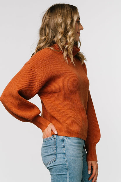 Malcolm Turtleneck Sweater | Spice - Baltic Born