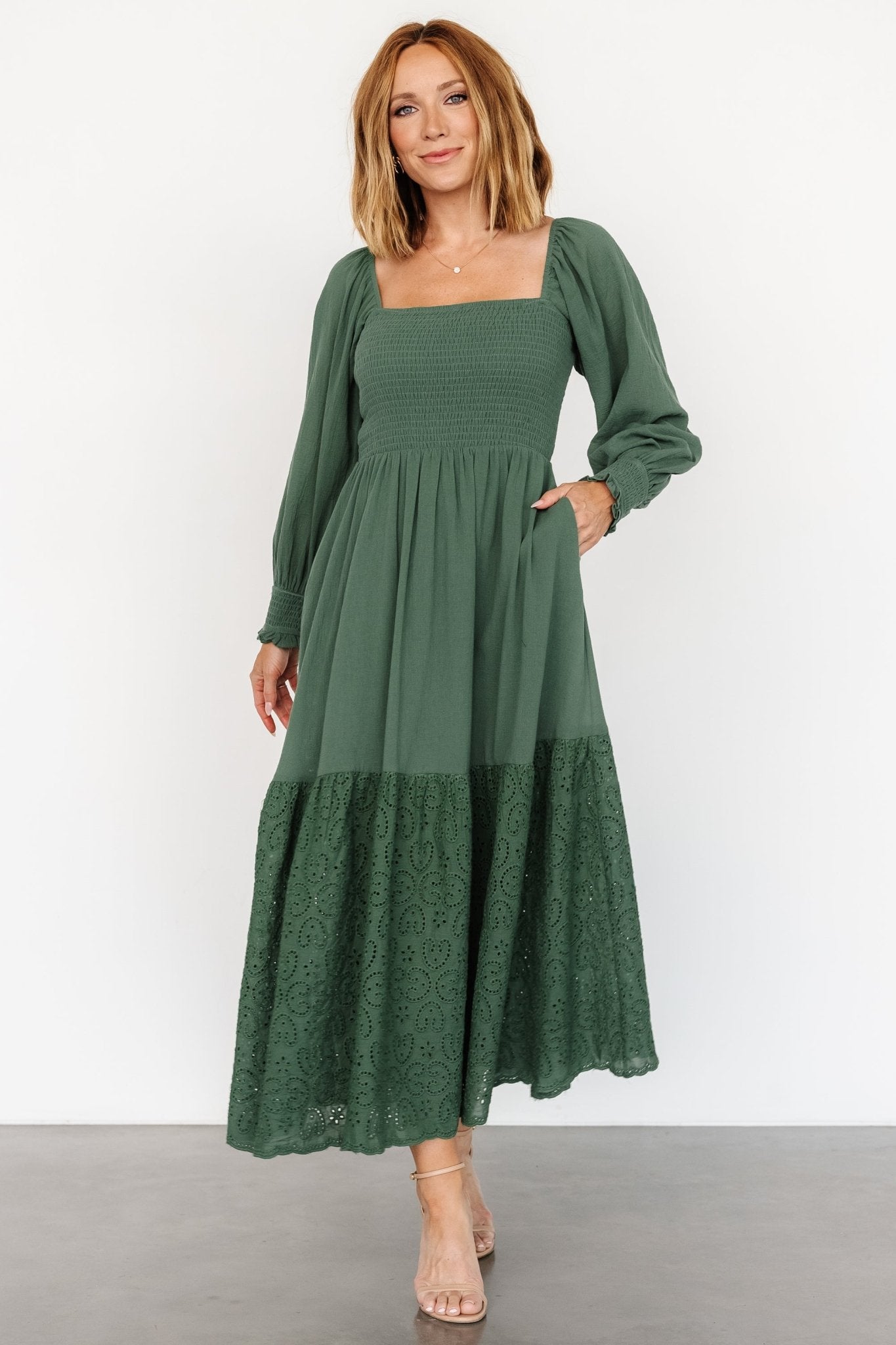 Marcella Maxi Dress | Green - Baltic Born