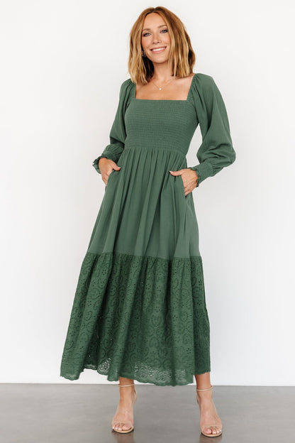 Marcella Maxi Dress | Green - Baltic Born