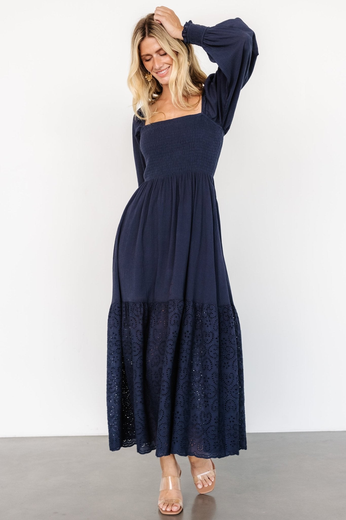 Marcella Maxi Dress | Navy - Baltic Born