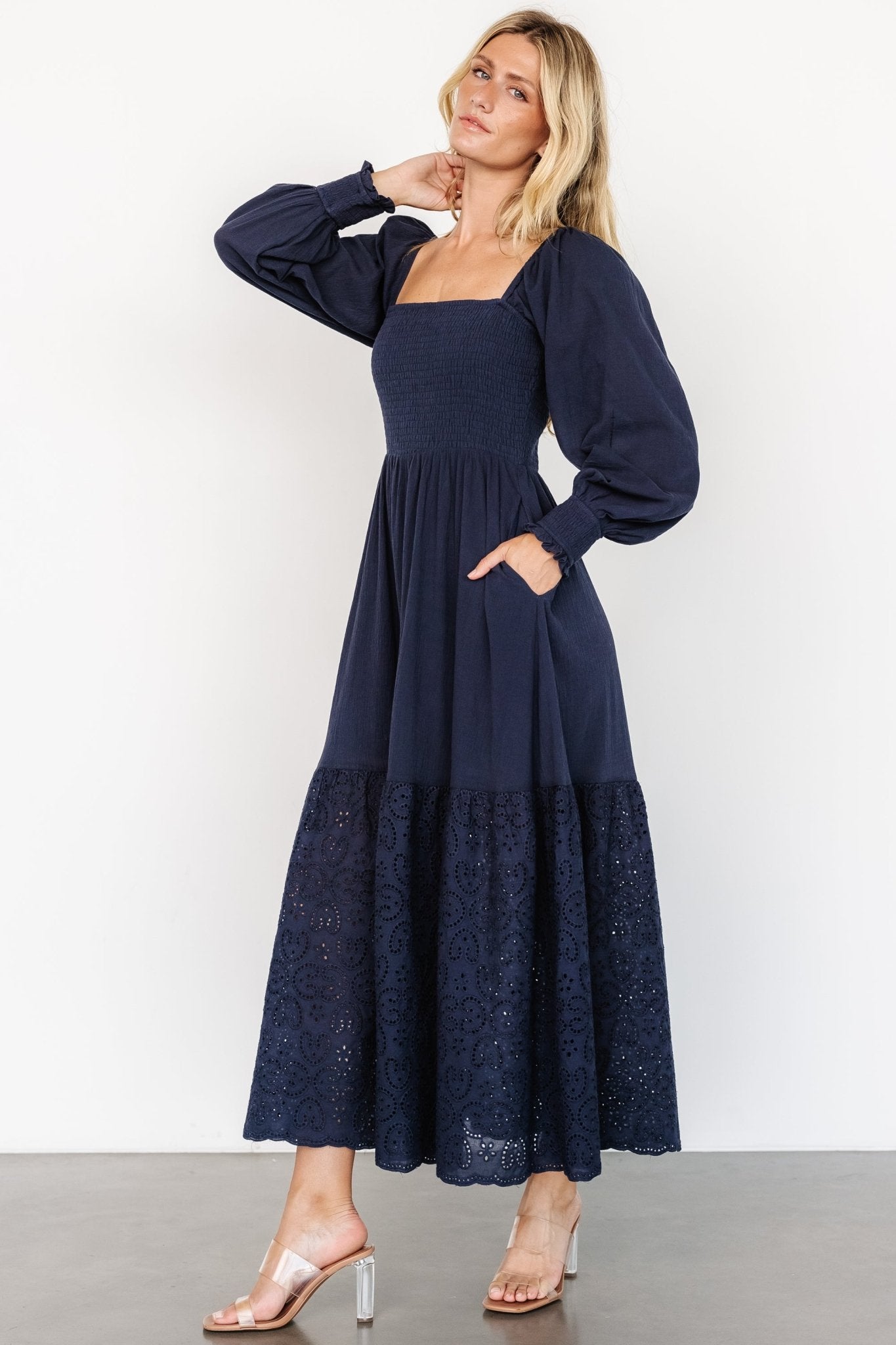 Marcella Maxi Dress | Navy - Baltic Born