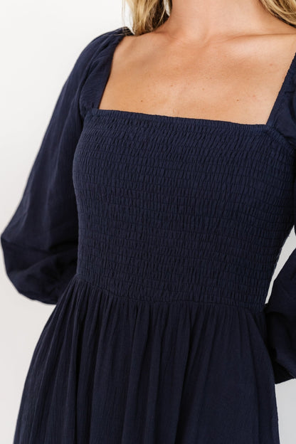 Marcella Maxi Dress | Navy - Baltic Born