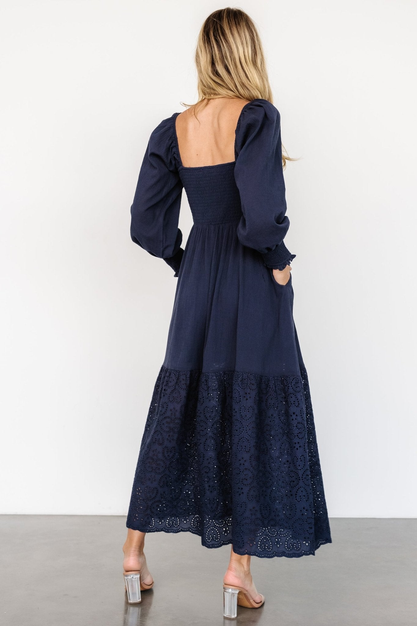 Marcella Maxi Dress | Navy - Baltic Born