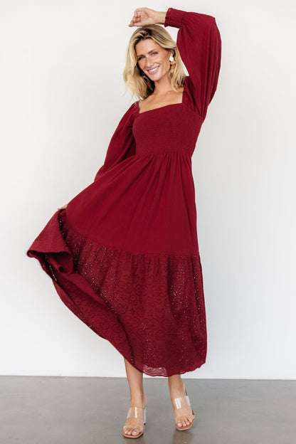 Marcella Maxi Dress | Wine - Baltic Born