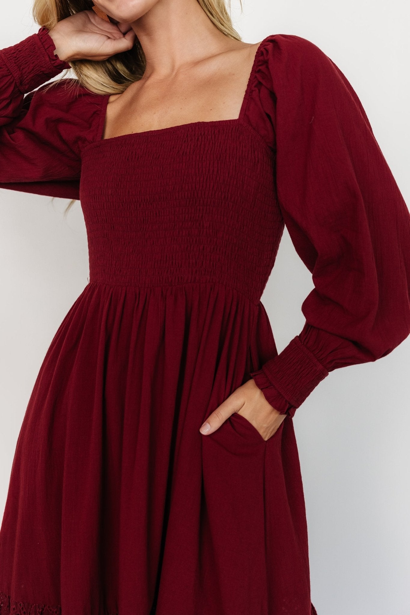 Marcella Maxi Dress | Wine - Baltic Born