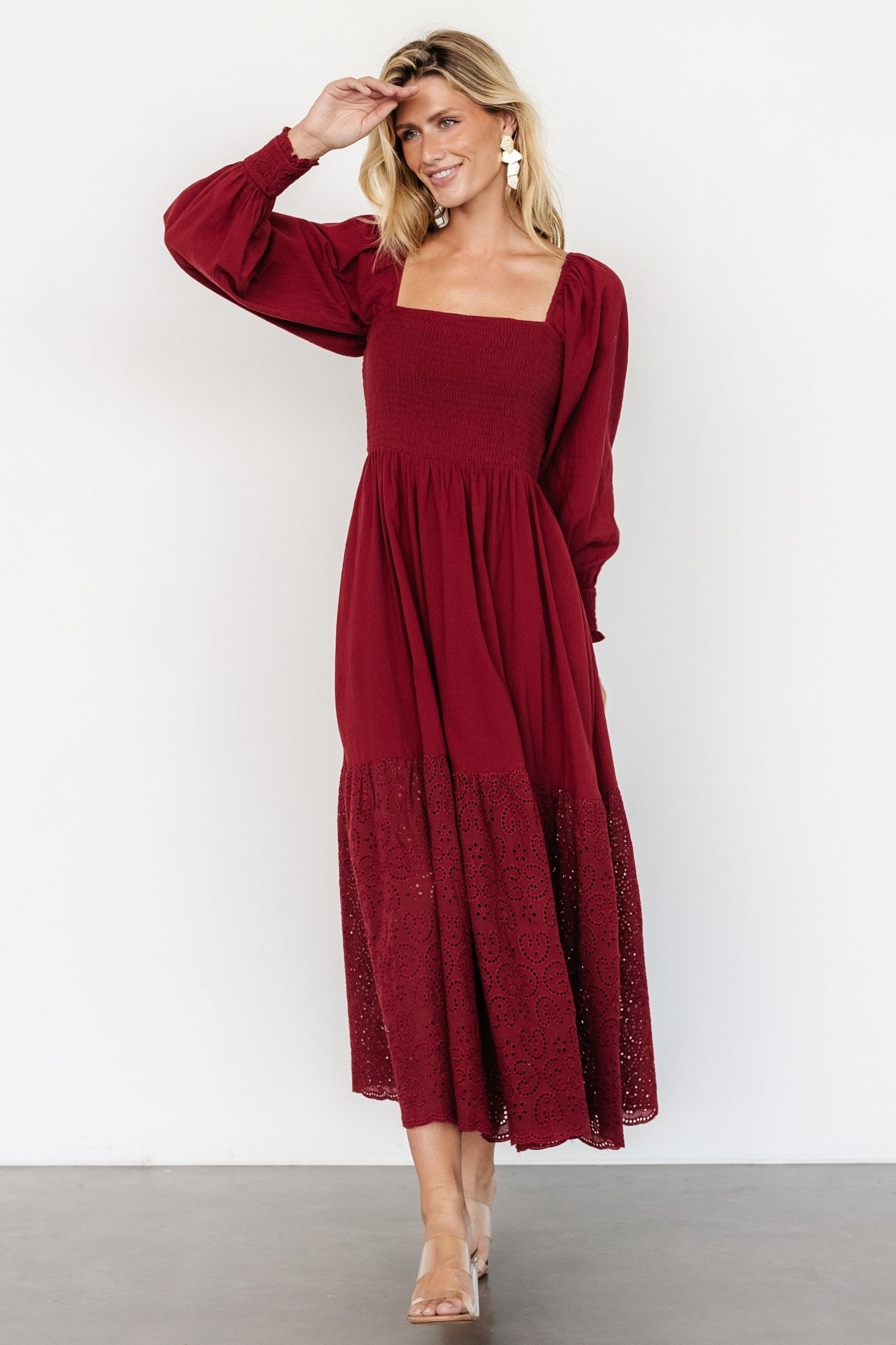 Marcella Maxi Dress | Wine - Baltic Born