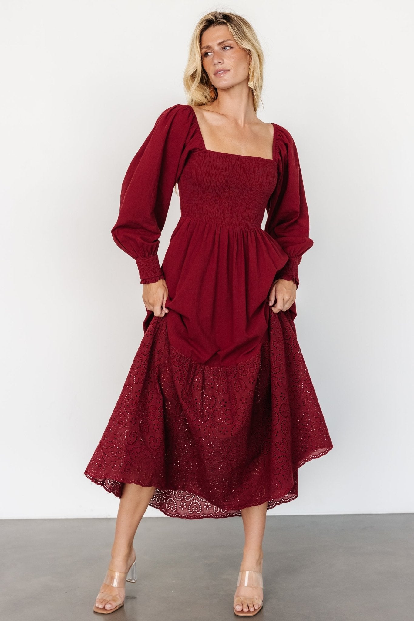 Marcella Maxi Dress | Wine - Baltic Born