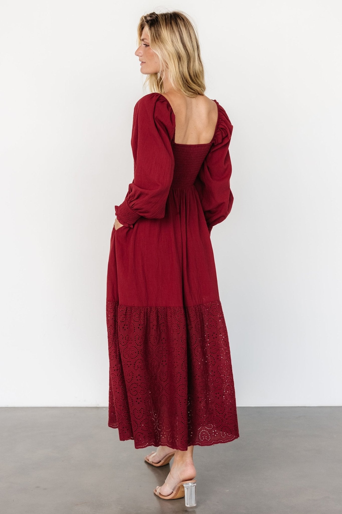 Marcella Maxi Dress | Wine - Baltic Born