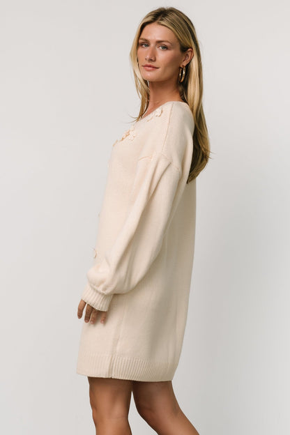 Margaux Sweater Dress | Cream - Baltic Born