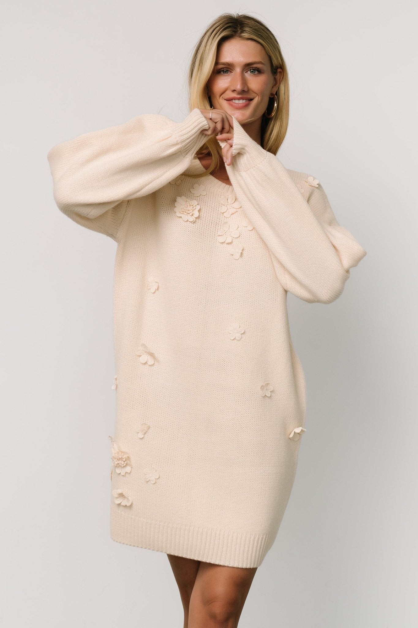 Margaux Sweater Dress | Cream - Baltic Born