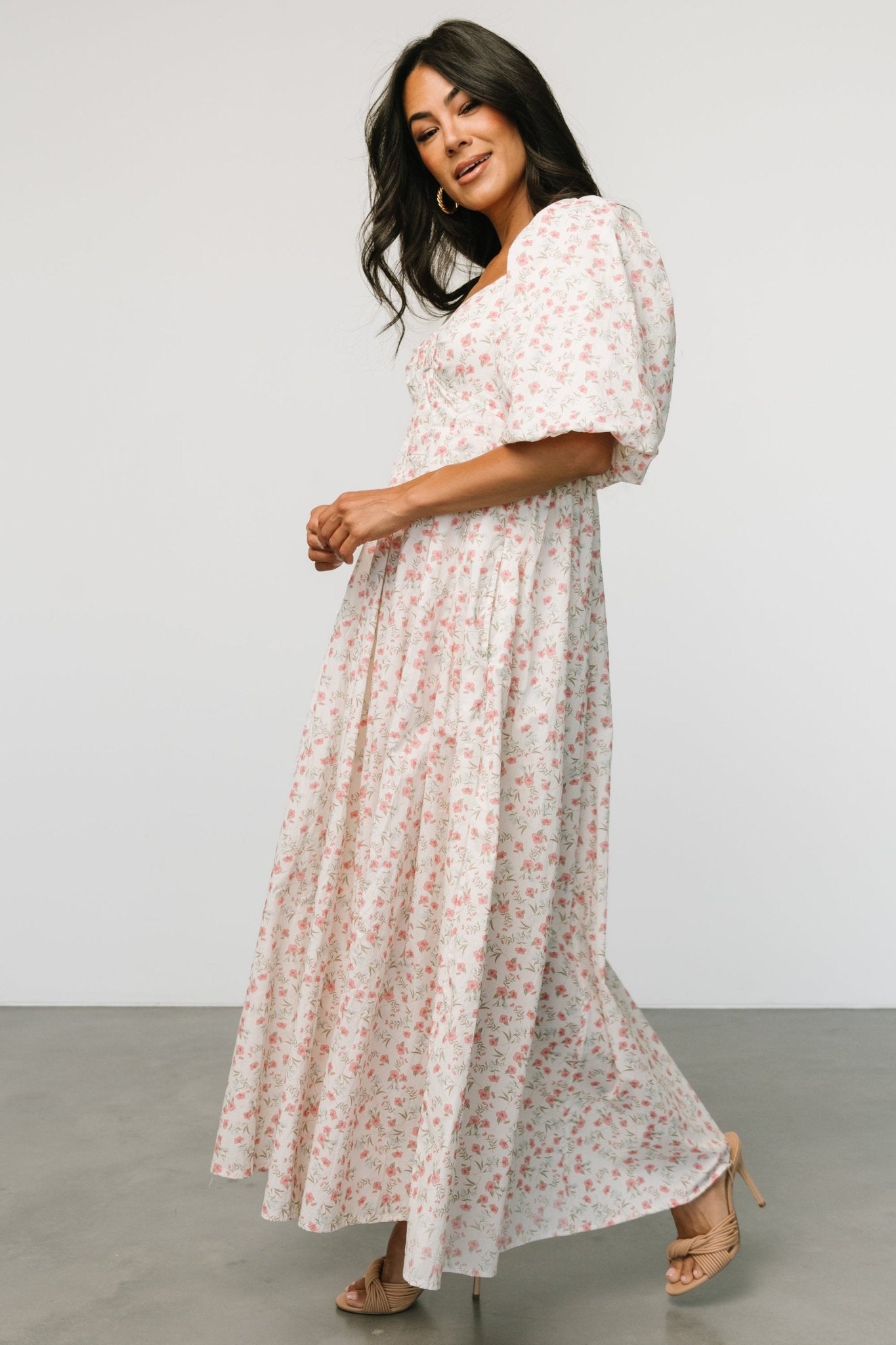 Marguerite Maxi Dress | Cream Floral - Baltic Born