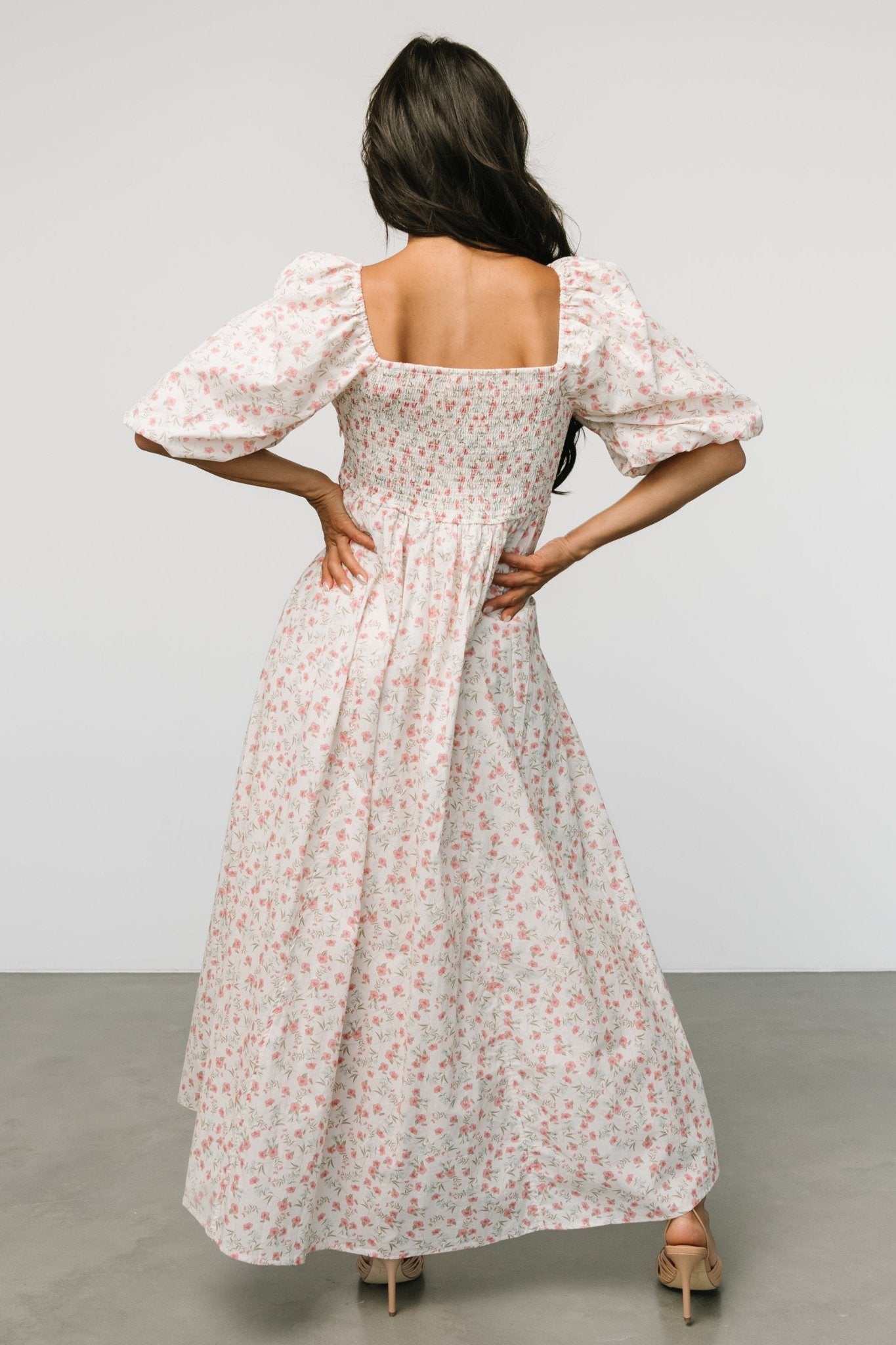 Marguerite Maxi Dress | Cream Floral - Baltic Born