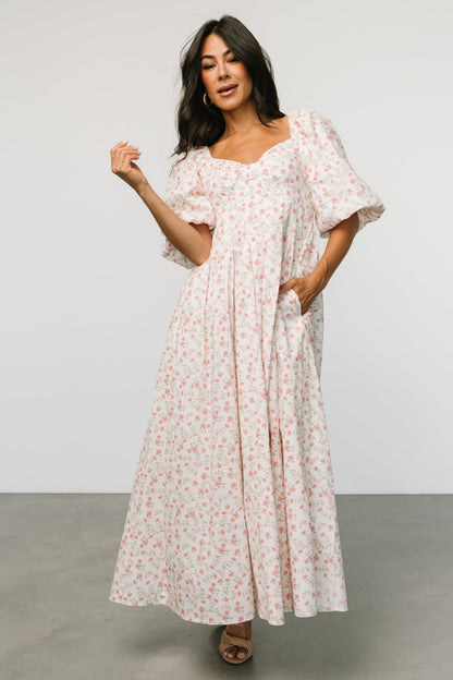 Marguerite Maxi Dress | Cream Floral - Baltic Born