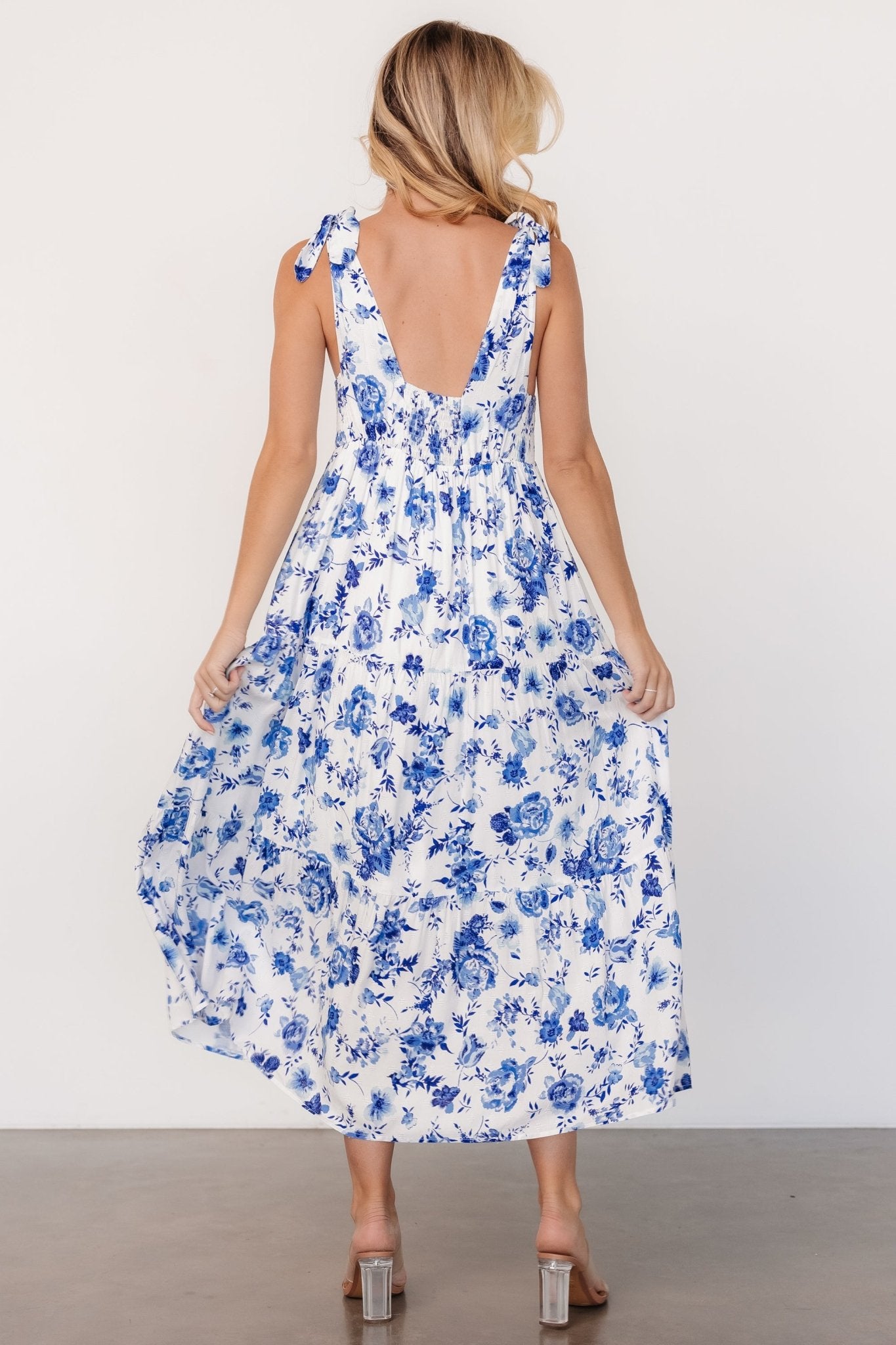 Mariah Tank Dress | Blue Floral - Baltic Born