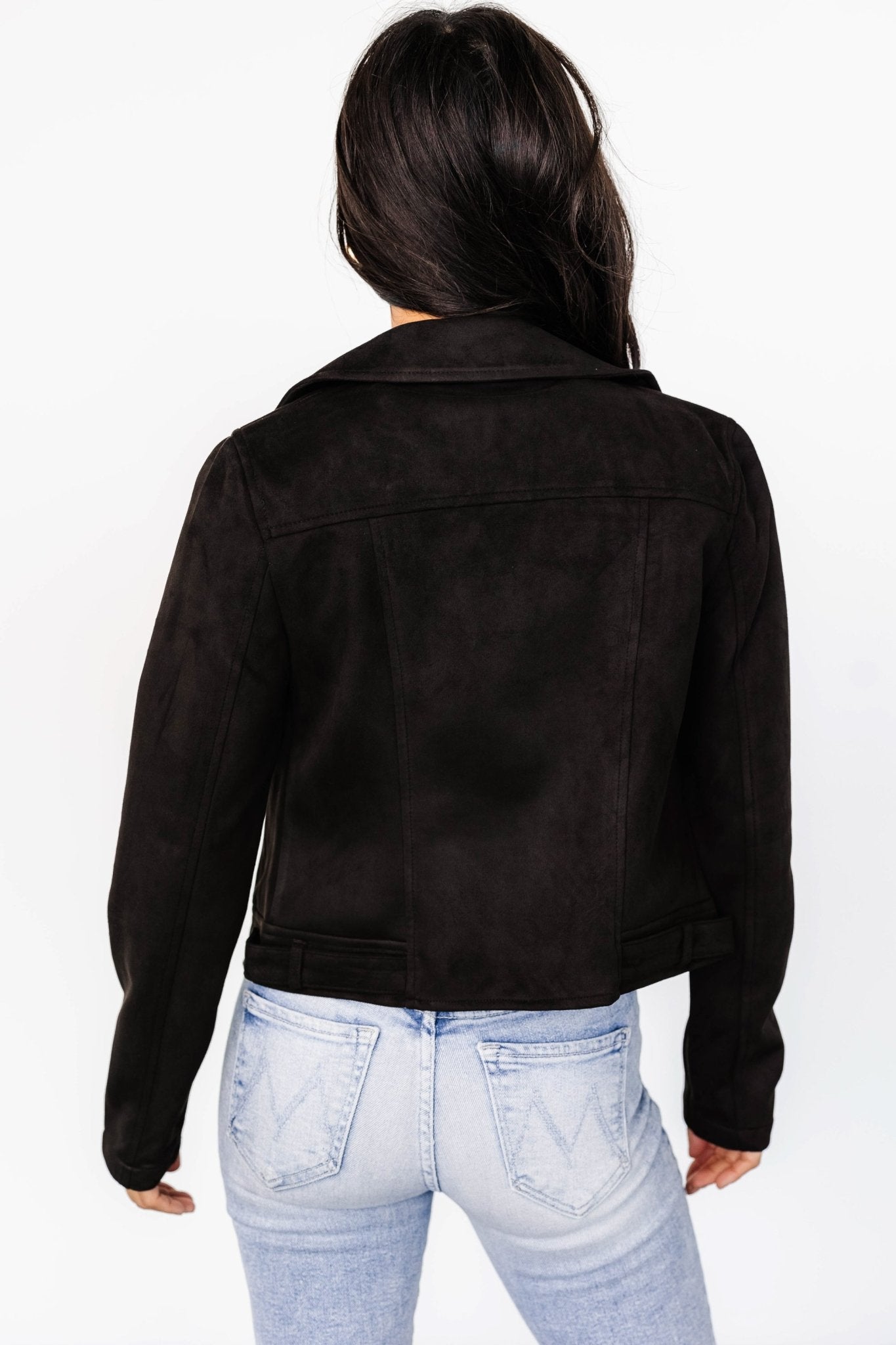 Marisa Faux Suede Jacket | Black - Baltic Born