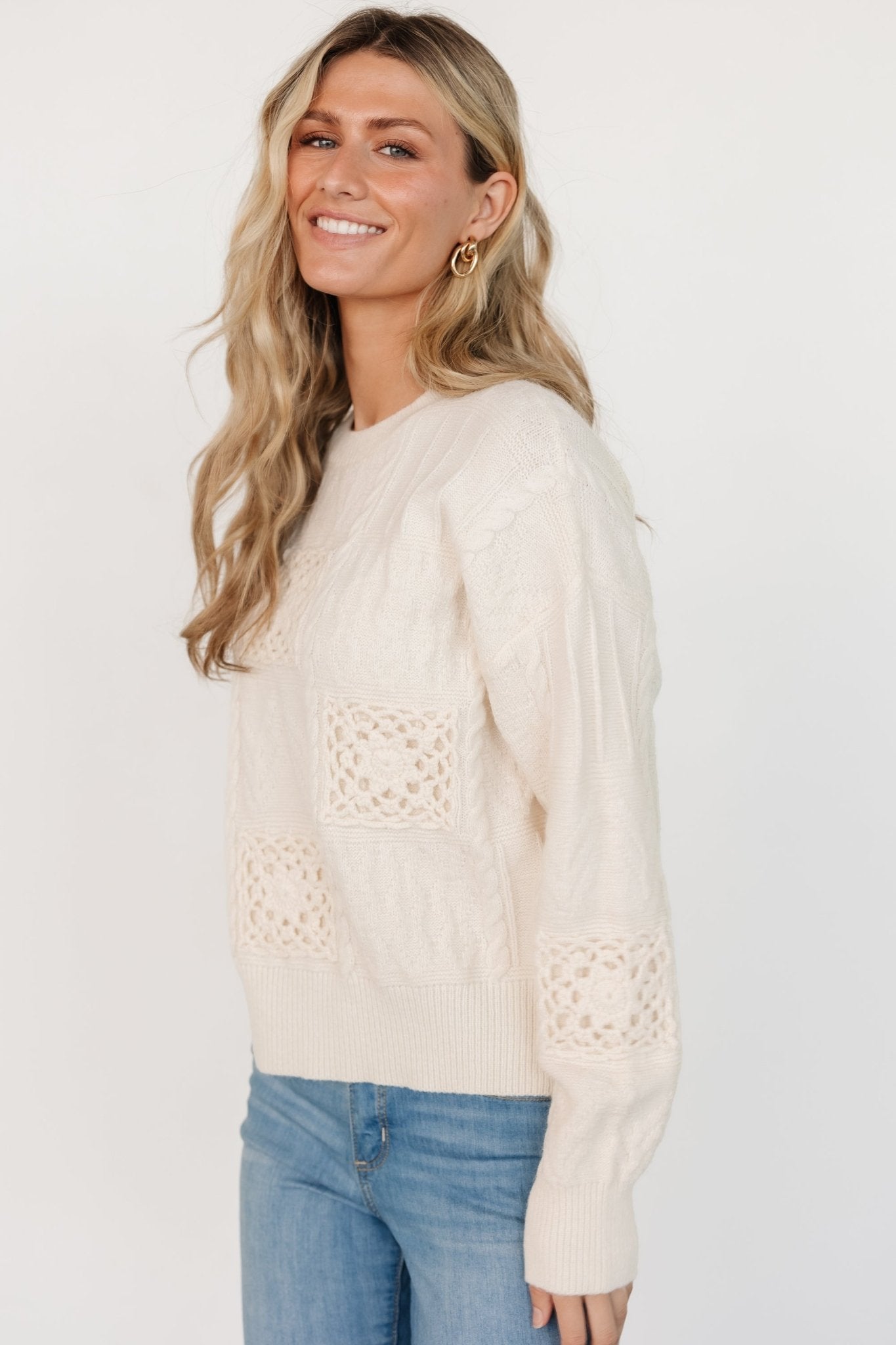 Meadow Knit Sweater | Cream - Baltic Born