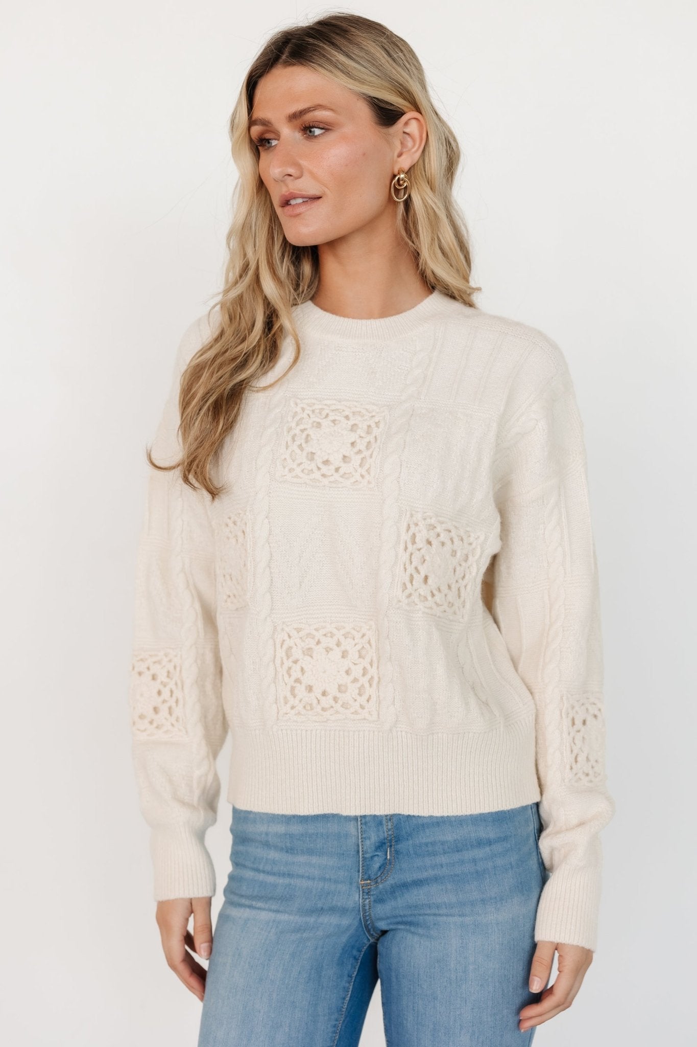 Meadow Knit Sweater | Cream - Baltic Born