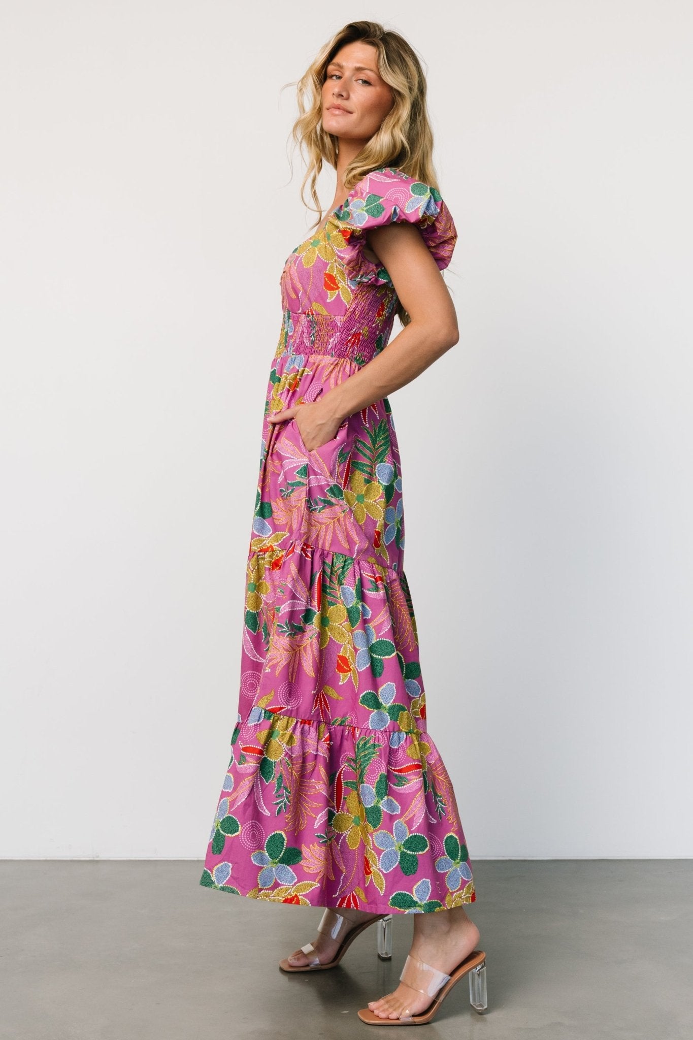 Melanie Maxi Dress | Orchid Multi - Baltic Born