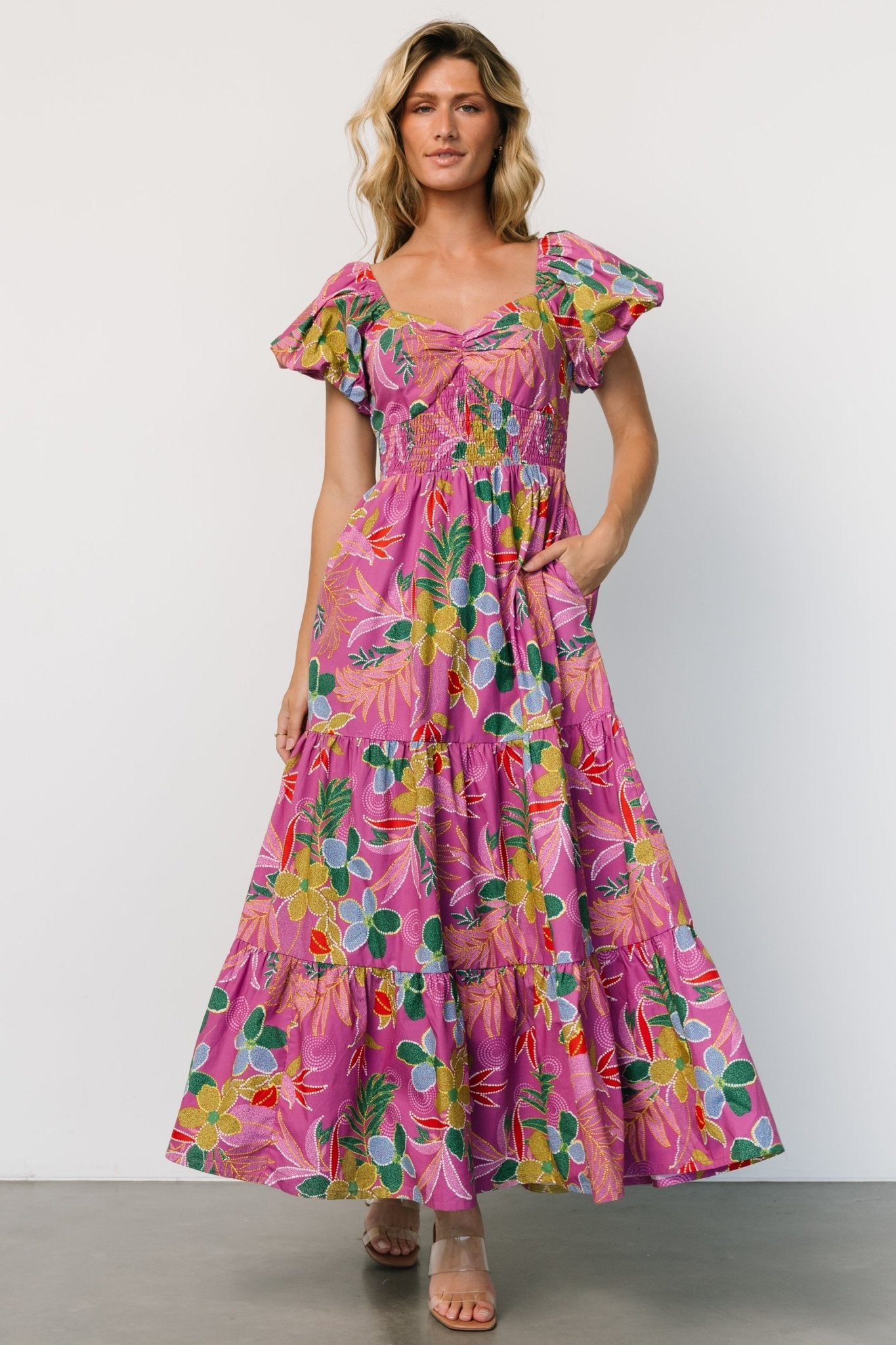 Melanie Maxi Dress | Orchid Multi - Baltic Born