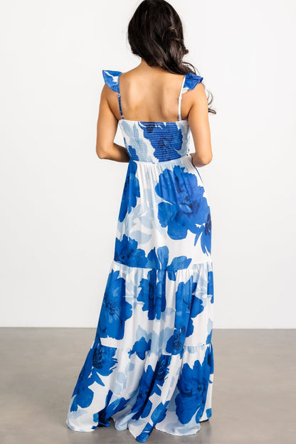 Mikaela Maxi Dress | Blue Floral - Baltic Born