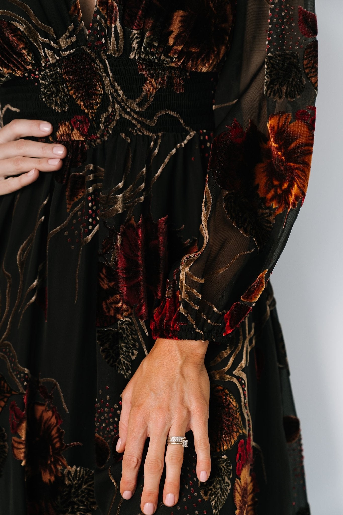 Mikla Ls Long Knit Dress Black