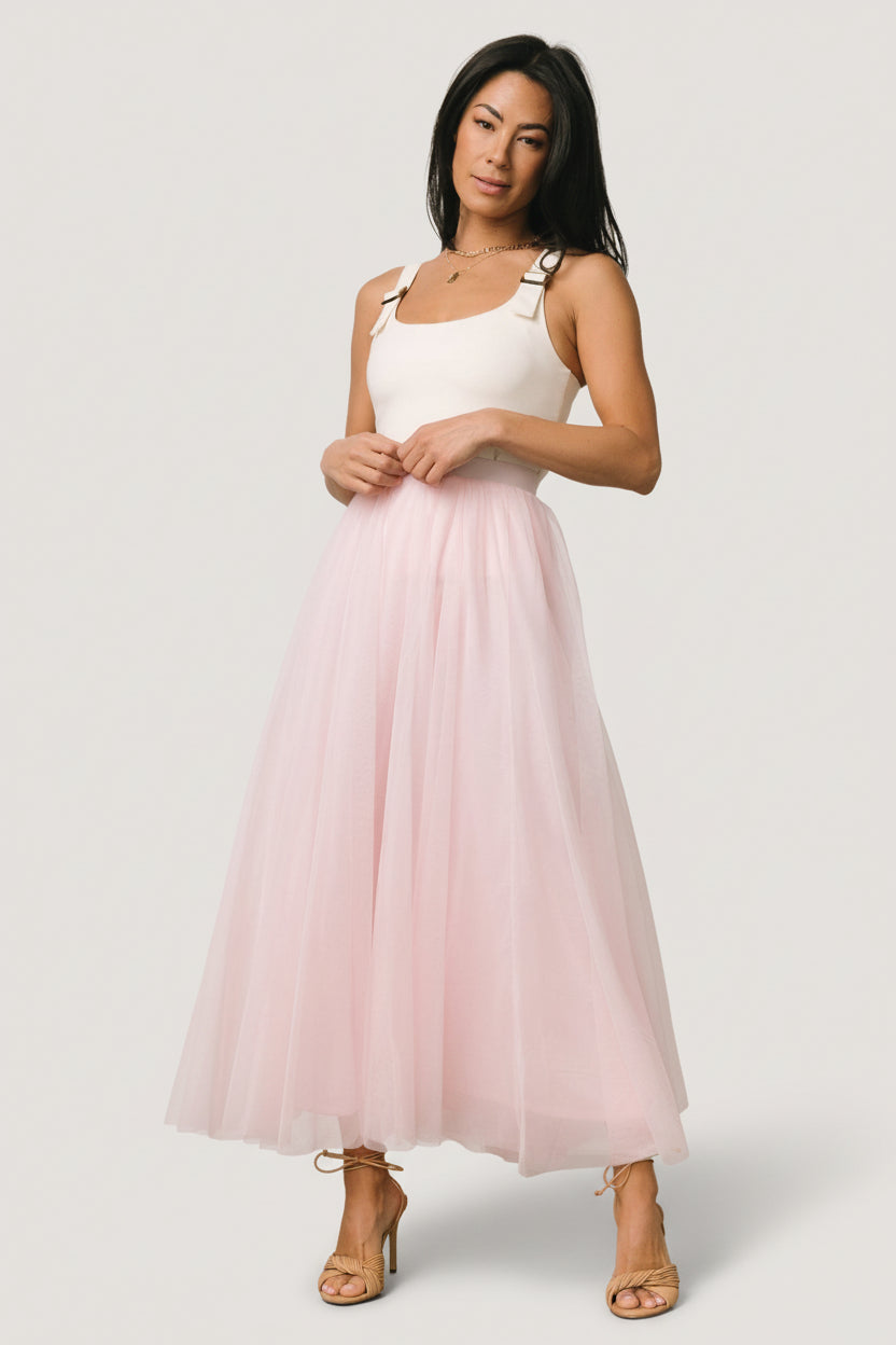 Mila Tulle Skirt | Rosy Pink