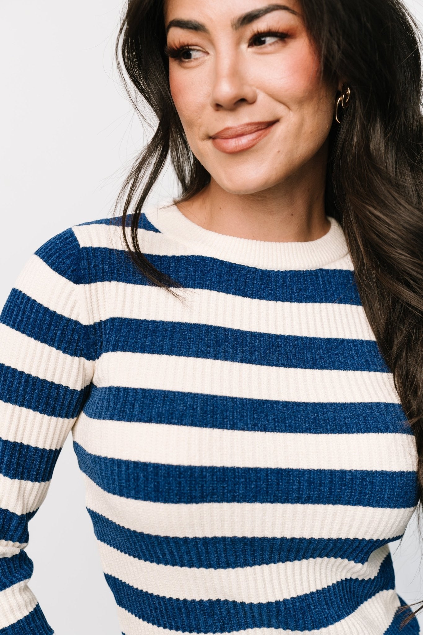 Milwaukee Striped Sweater | Blue + Ivory - Baltic Born