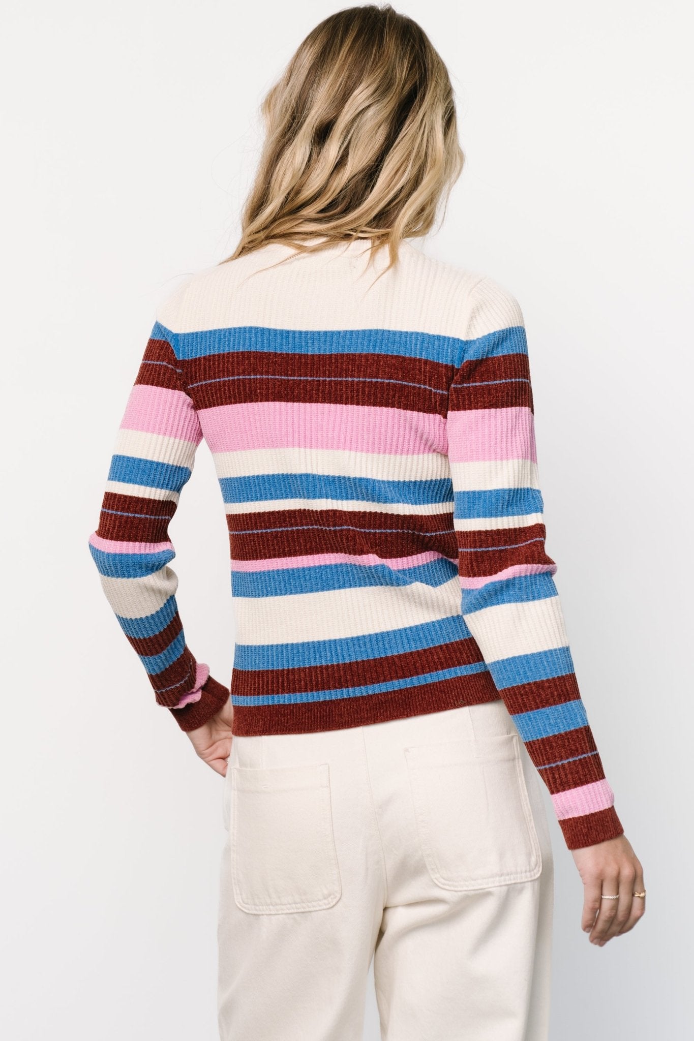 Milwaukee Striped Sweater | Orchid Multi - Baltic Born