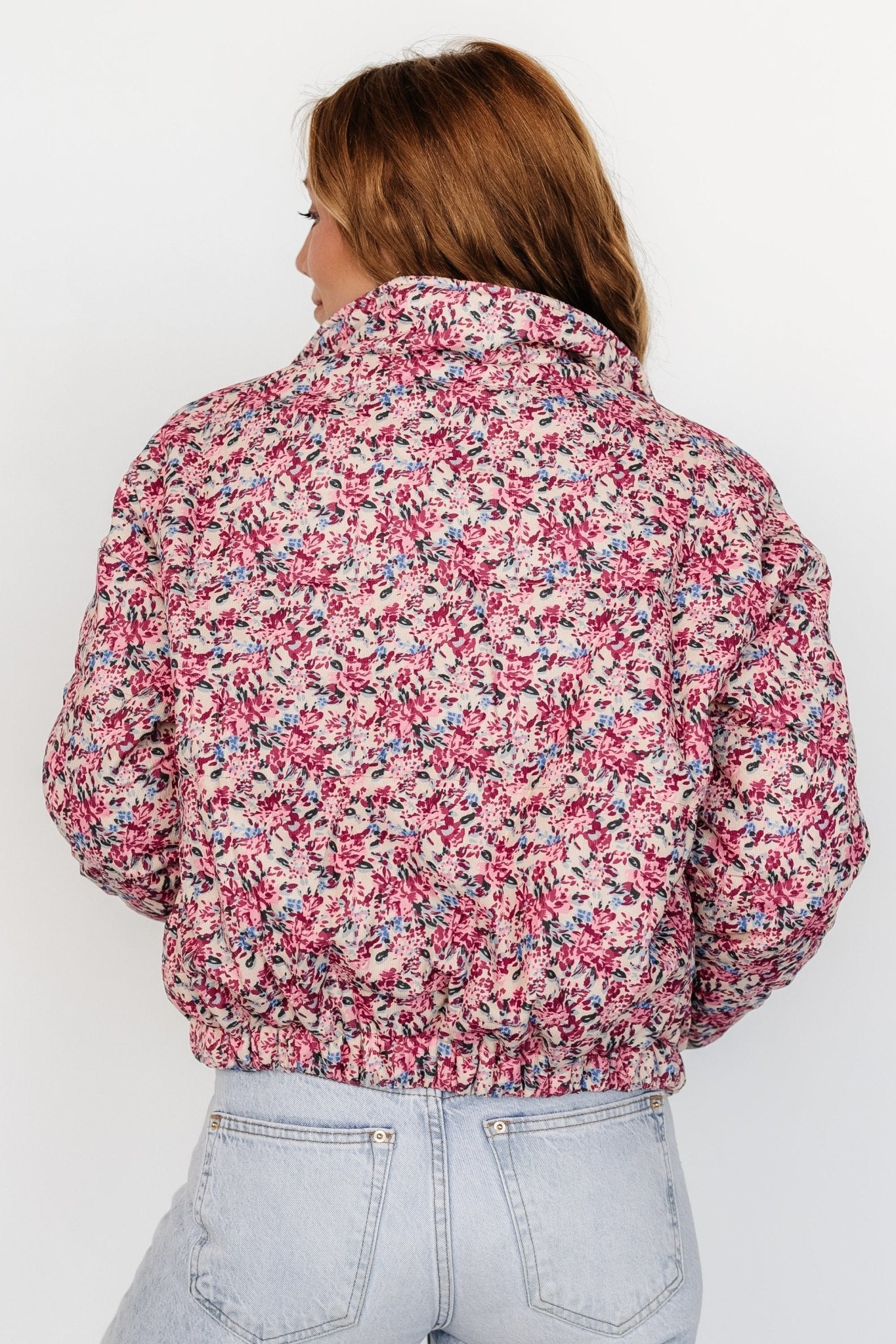 Mitchell Puffer Jacket | Fuchsia Multi - Baltic Born