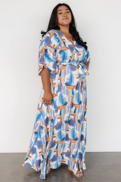 Morgan Maxi Dress | Blue Print - Baltic Born