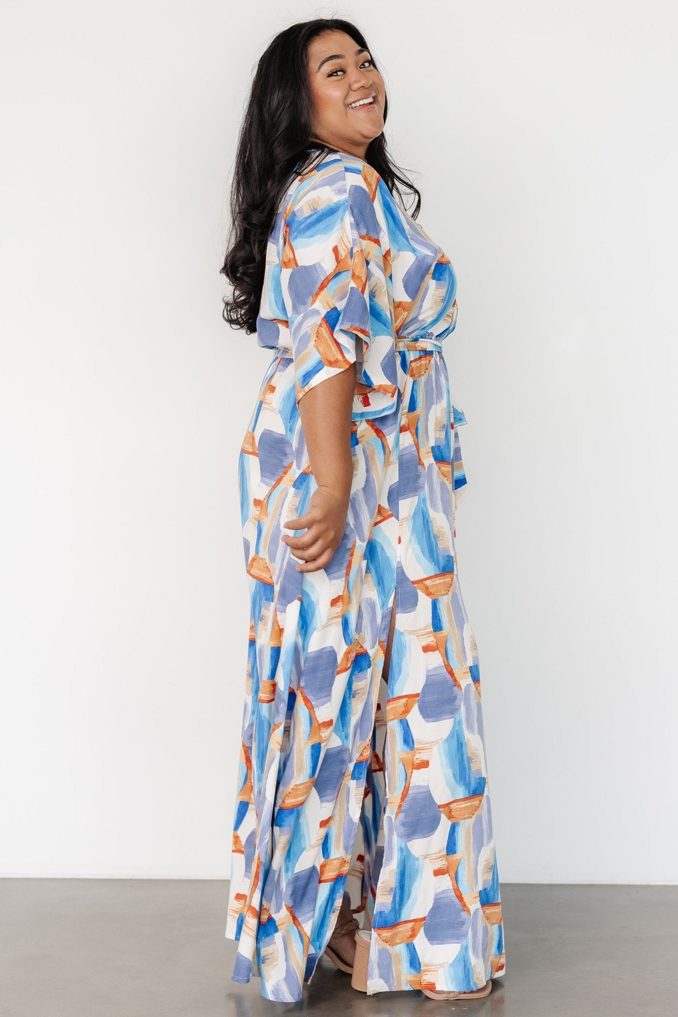 Morgan Maxi Dress | Blue Print - Baltic Born