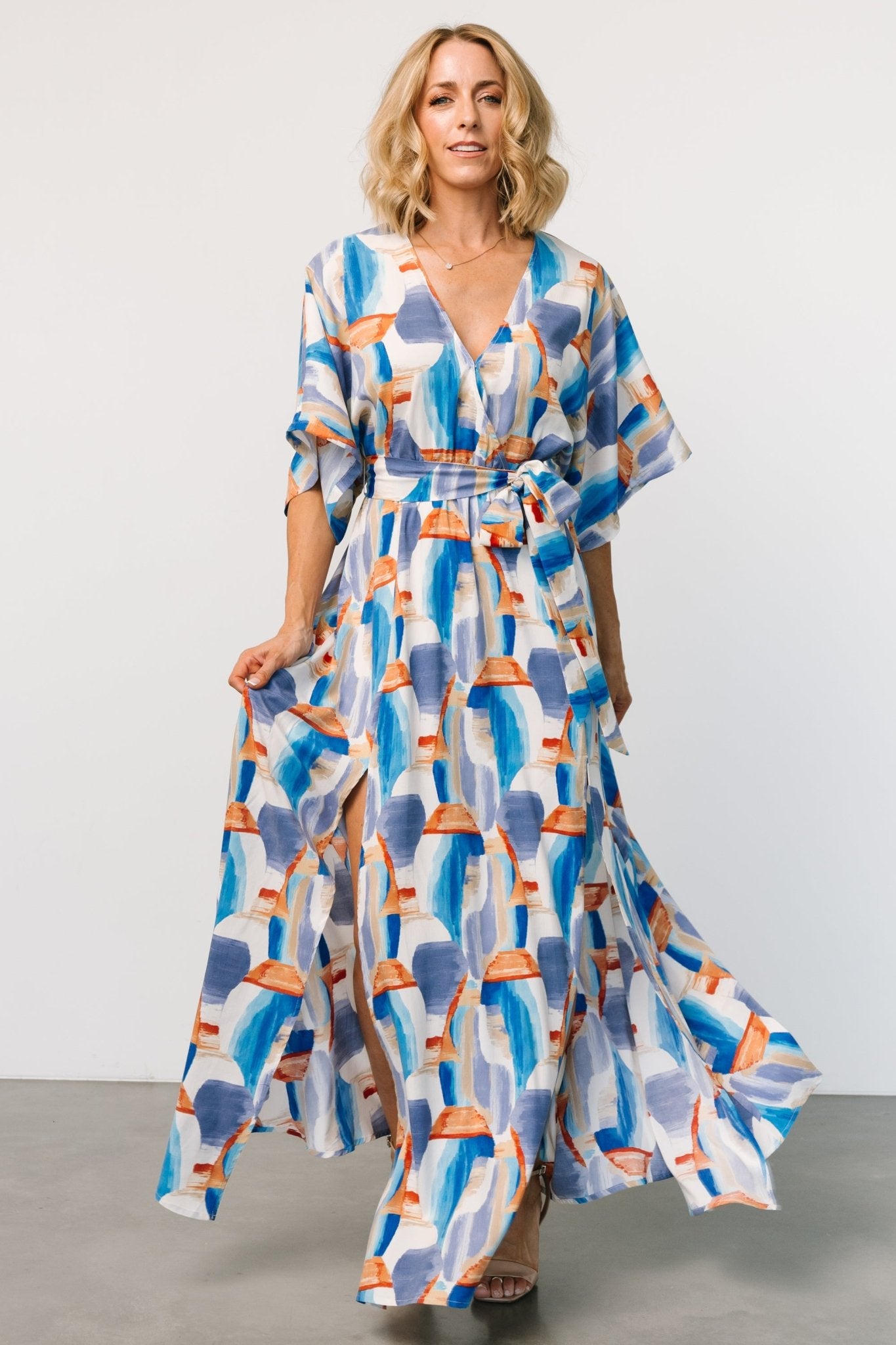 Morgan Maxi Dress | Blue Print - Baltic Born