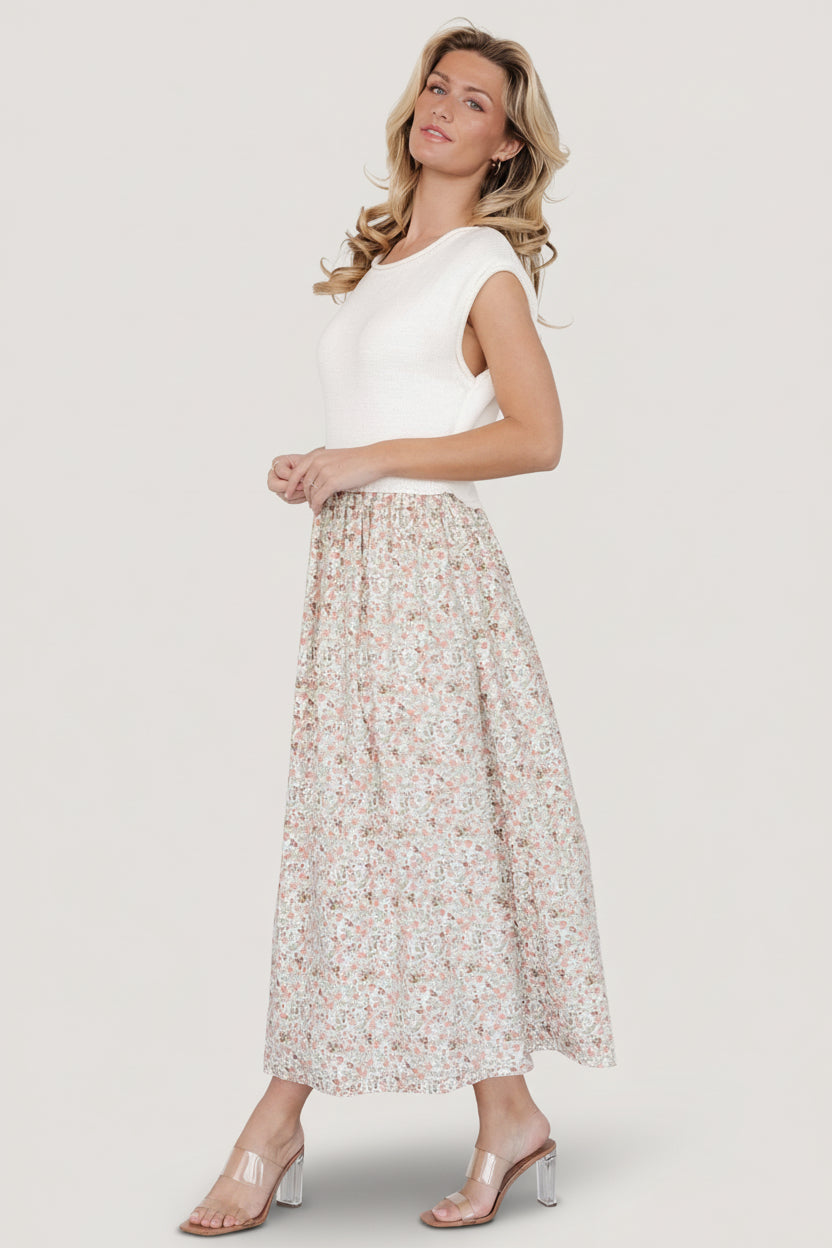 ivory midi sweater dress Ivory Daria Sweater Knit Dress