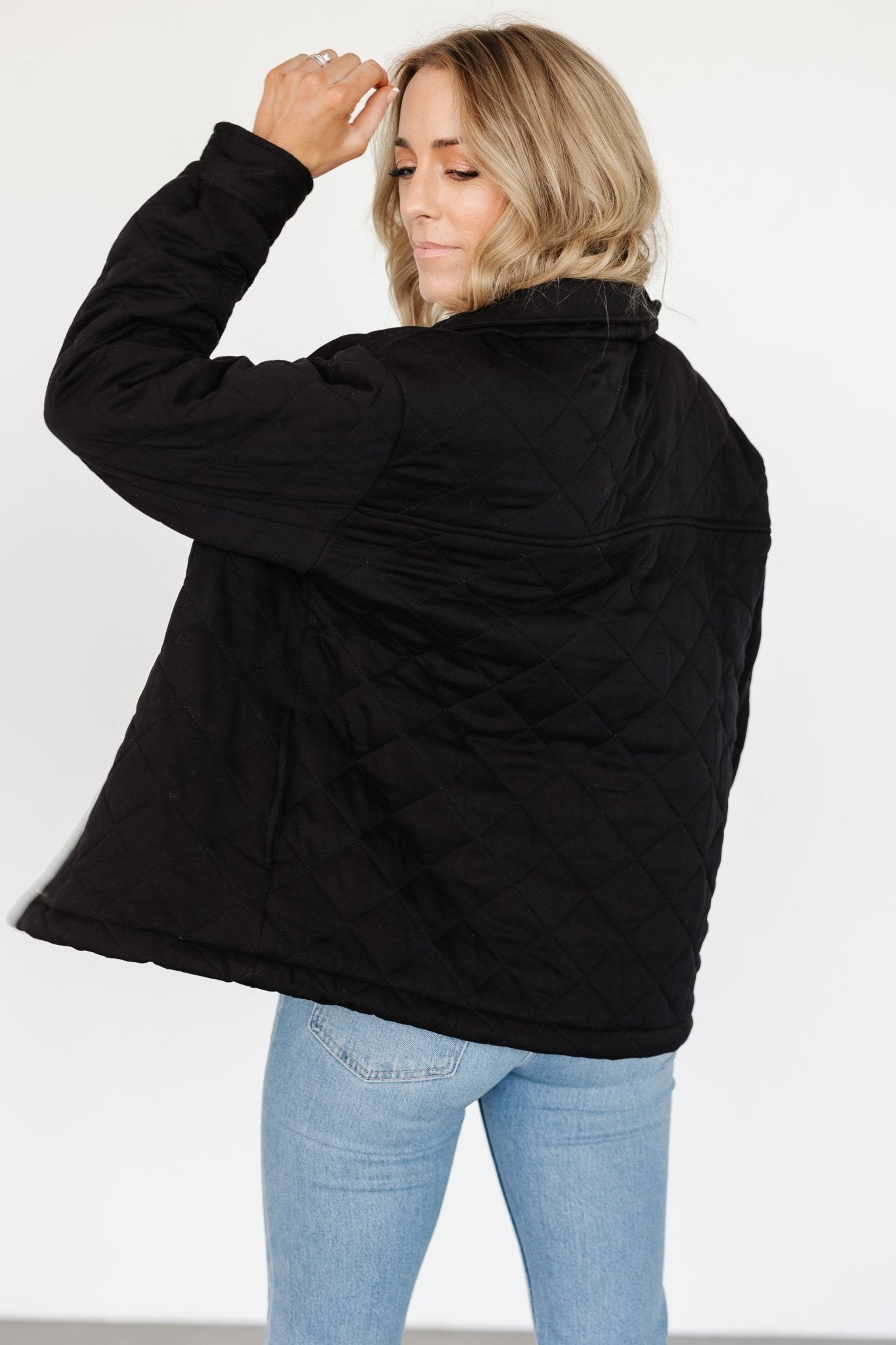 Nadia Button Up Jacket | Black - Baltic Born