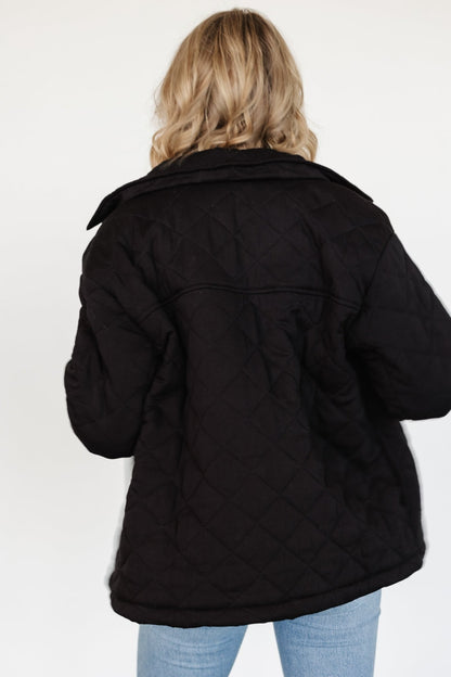 Nadia Button Up Jacket | Black - Baltic Born