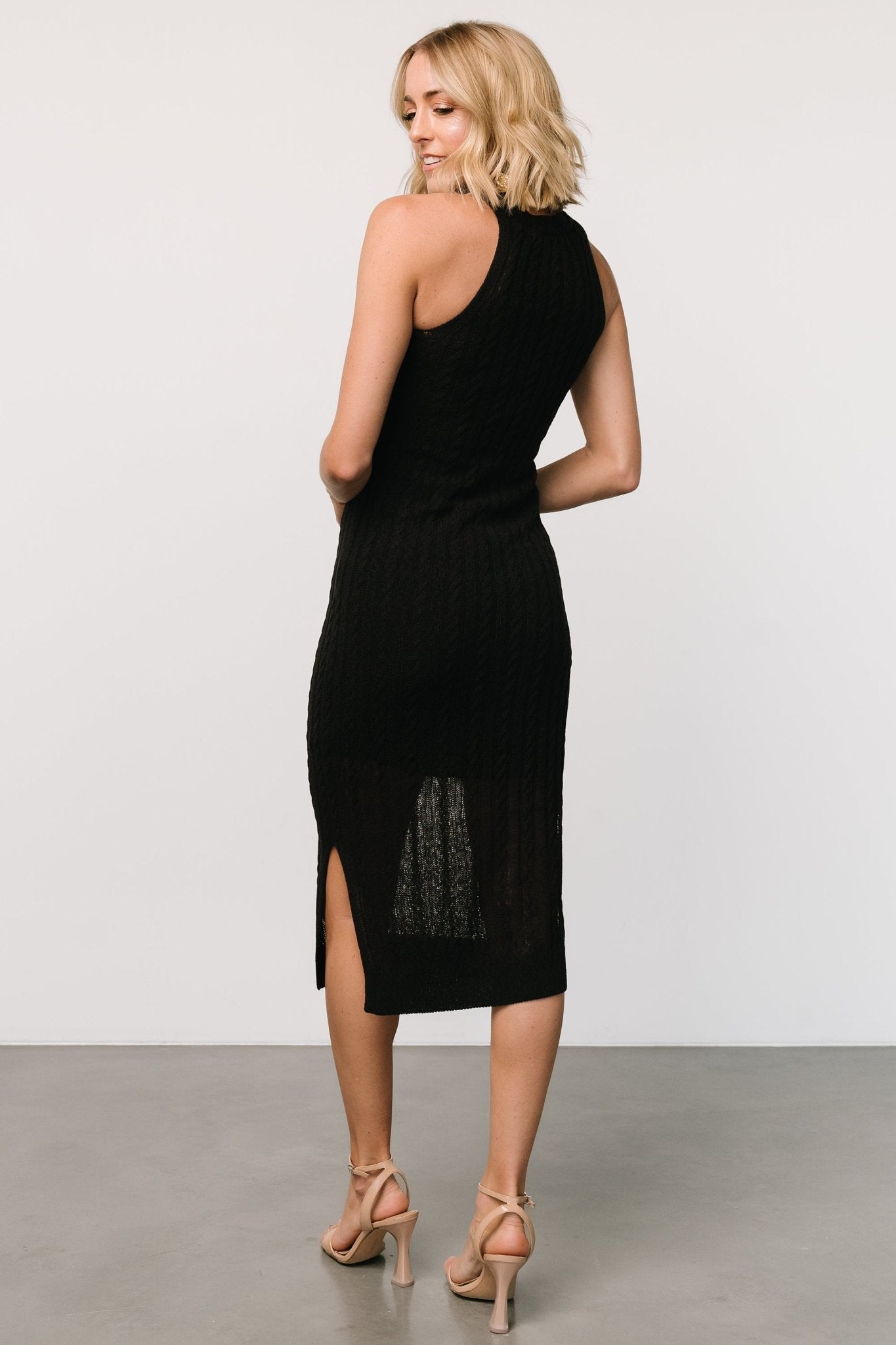 Nalani Knit Tank Dress | Black - Baltic Born