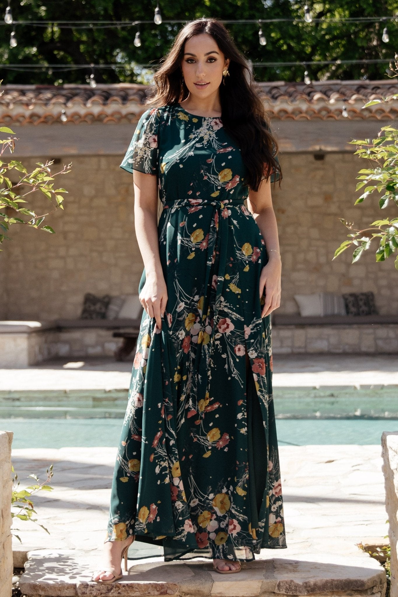 Naomi Short Sleeve Maxi Dress