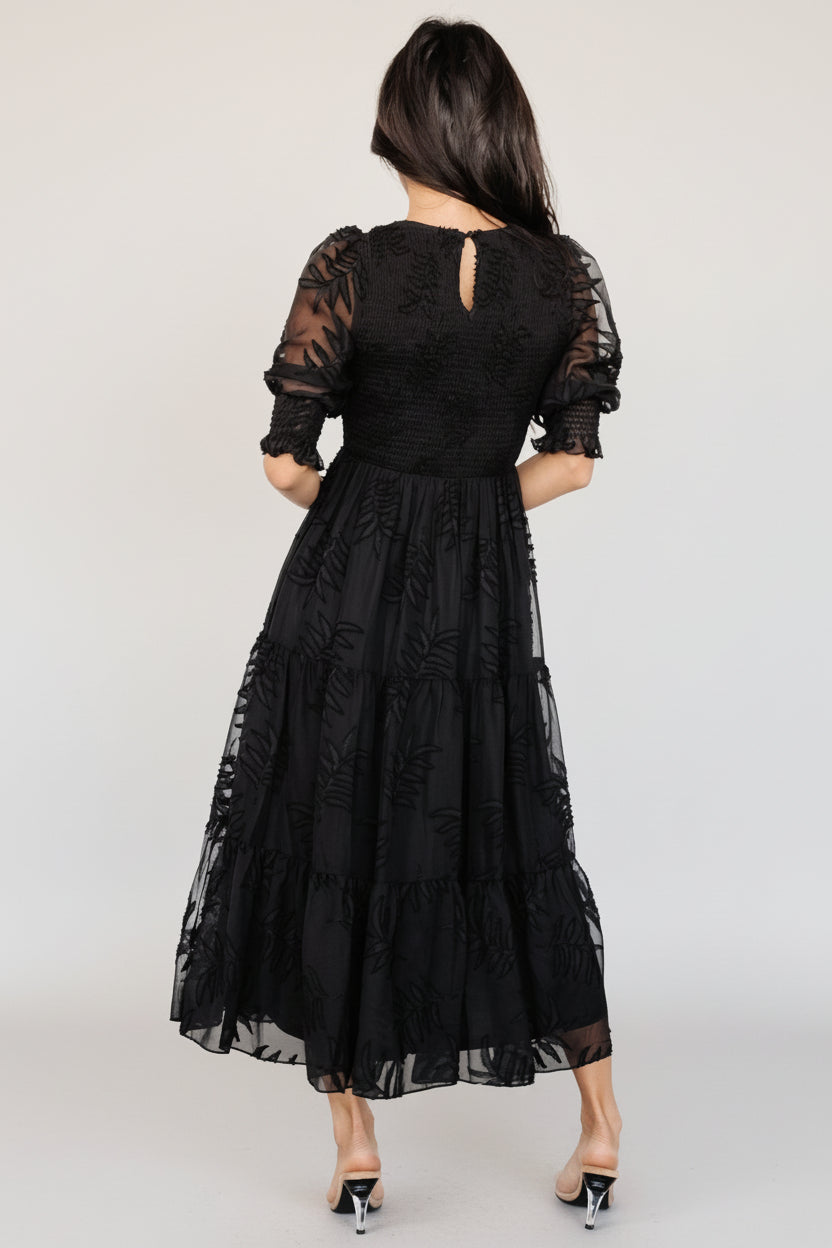 Nellie Smocked Midi Dress