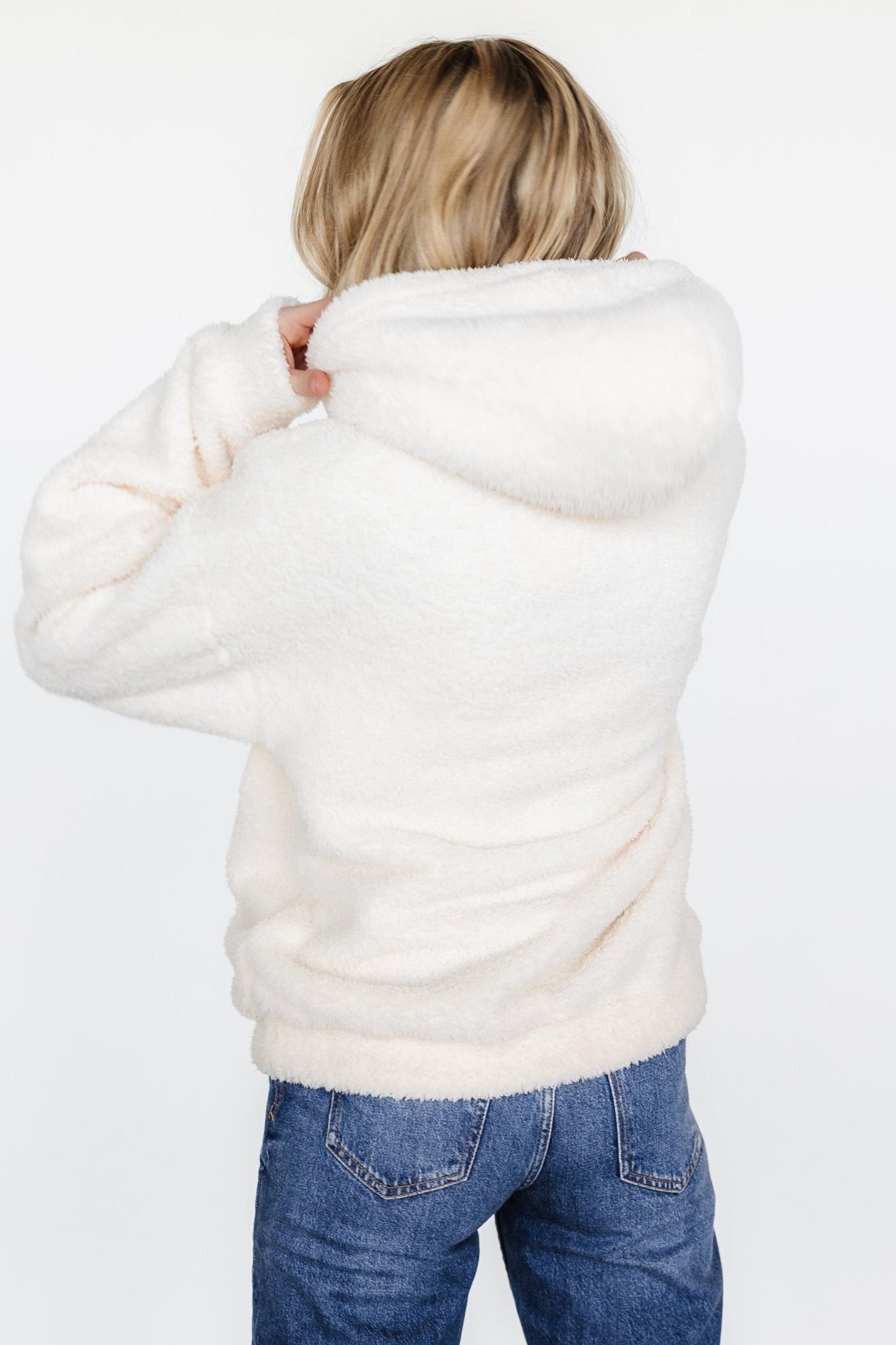 Neve Teddy Hoodie | Cream - Baltic Born